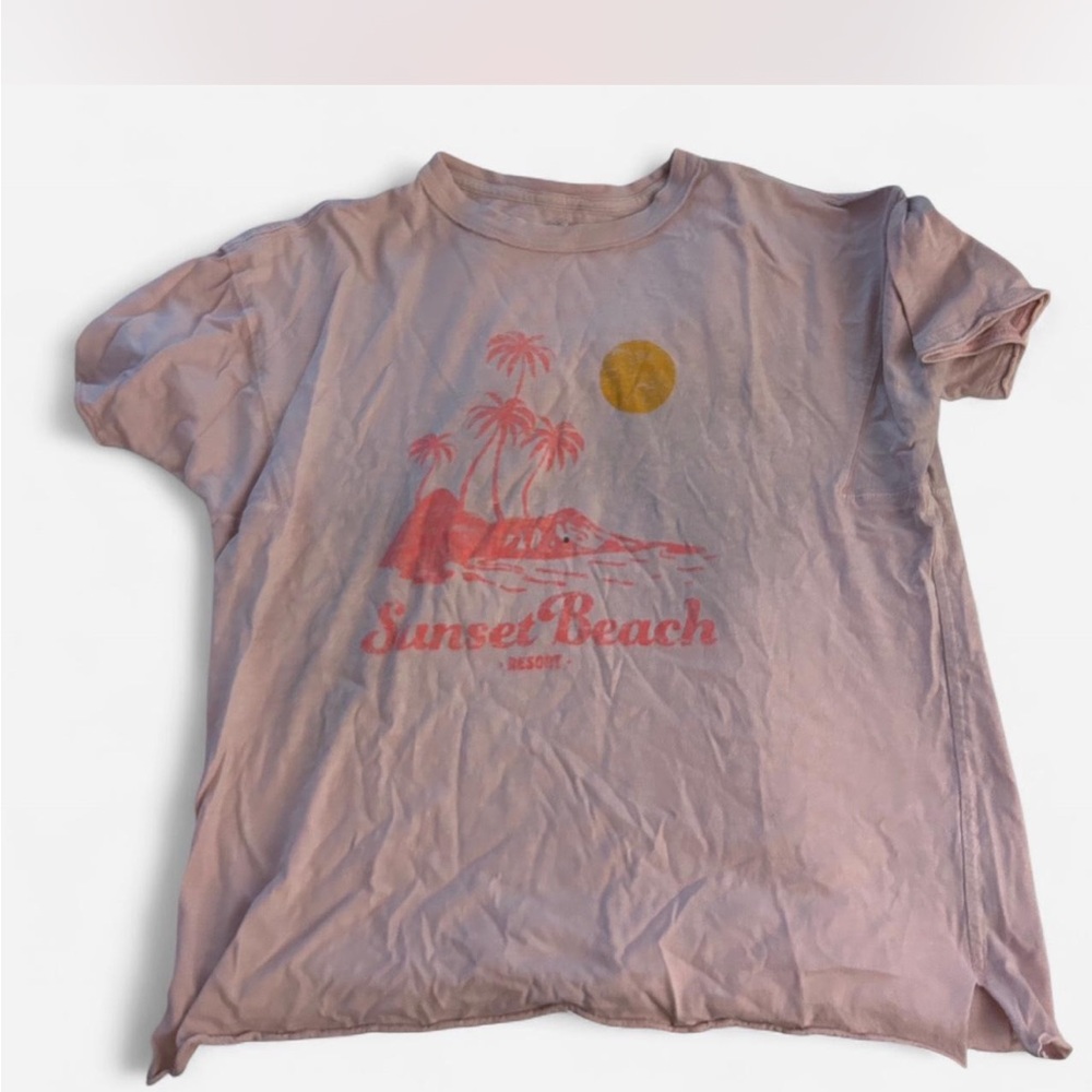 Sunset Beach Graphic T-Shirt
